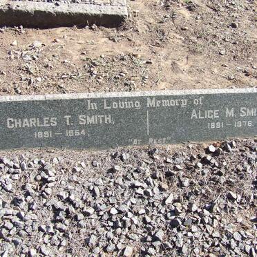 SMITH Charles T. 1891-1954 &amp; Alice M. 1891-1976