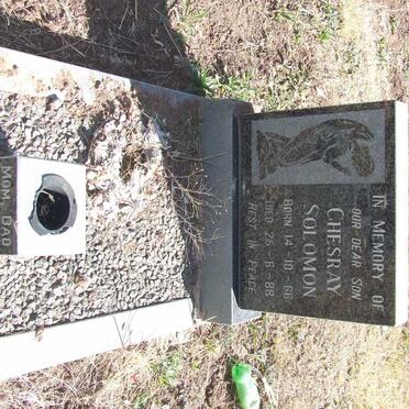 SOLOMON Chesray 1986-1988