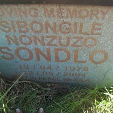 SONDLO Sibongile Nonzuzo 1974-2004