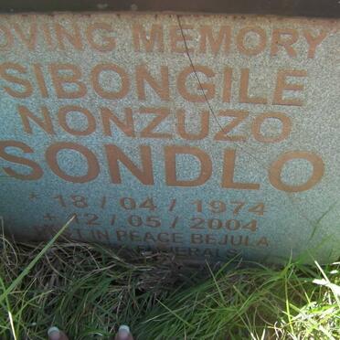 SONDLO Sibongile Nonzuzo 1974-2004