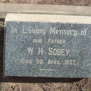 SOBEY W.H. -1932