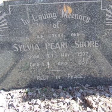 SHORE Sylvia Pearl 1902-1952