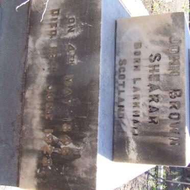 SHEARAR John Brown 1846-1922