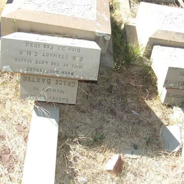 SHEPPERSON Sidney Charles Baxter -1920 :: STEWART Grace Baxter nee SHEPPERSON -1932