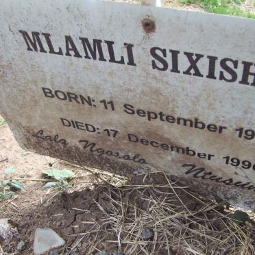 SIXISHE Mlamli 1918-1996
