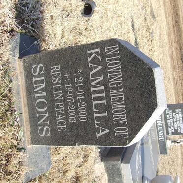 SIMONS Kamilla 2000-2003