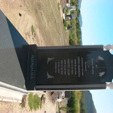 SIQANQALALA Gideon Sikhenjana 1923-2003 &amp; Nobuntu Ellen 1927-1965