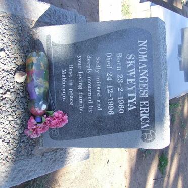 SKWEYIYA Nomangesi Erica 1960-1996