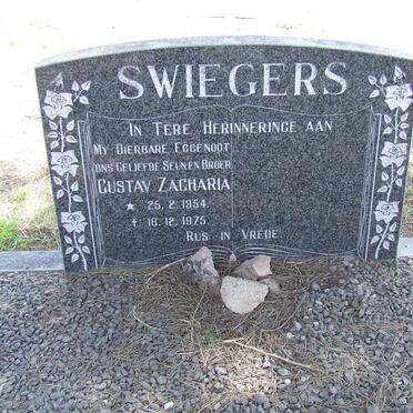 SWIEGERS Gustav Zacharia 1954-1975