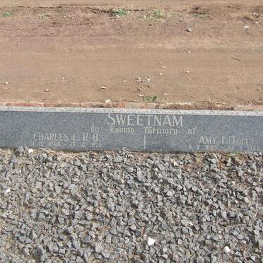 SWEETNAM Charles C.R.B. 1868-1928  &amp; Amy I. nee TORR 1883-1957