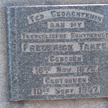 TAKES Frederick 1875-1937