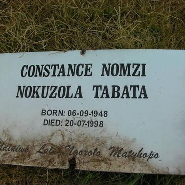 TABATA Constance Nomzi Nokuzola 1948-1998