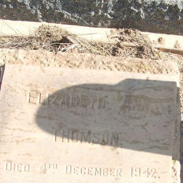 THOMSON Elizabeth Ann -1942