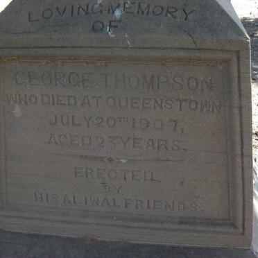 THOMPSON George -1907