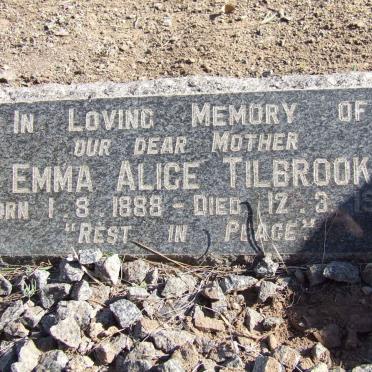 TILBROOK Emma Alice 1888-1965