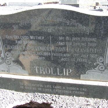 TROLLIP Vivian Douglas Keeton -1958 &amp; Charity Kathleen -1994
