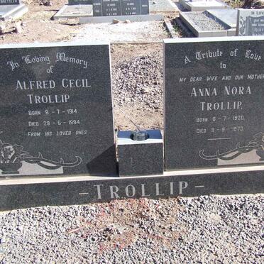 TROLLIP Alfred Cecil 1914-1994 &amp; Anna Nora 1920-1973