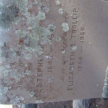 TROLLIP Stephen B. 1845-19? &amp; Elizabeth A. 1854-1926