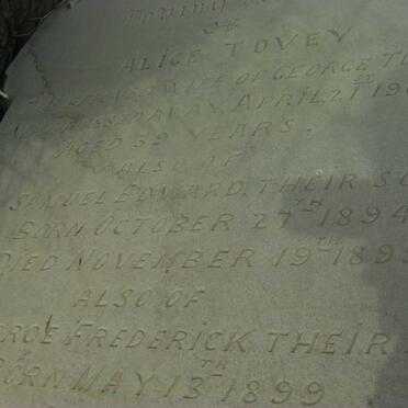 TUNE Samuel Edward 1894-1895