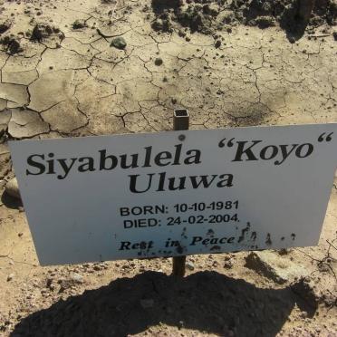 ULUWA Siyabulela 1981-2004