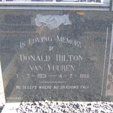 VUUREN Donald Hilton, van 1931-1968