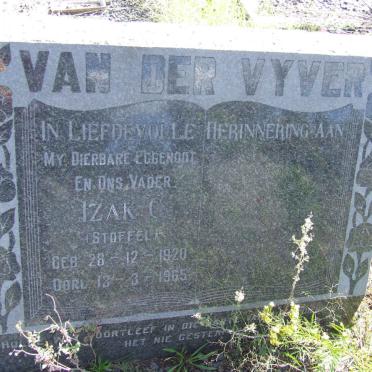 VYVER Izak C., van der 1920-1965