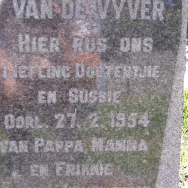 VYVER Baba, van de -1954