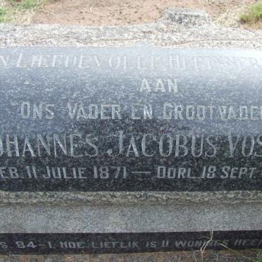 VOSLOO Johannes Jacobus 1871-1959