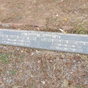 VOGT Walter William Gustav 1884-1947 &amp; Gladys Adelaide HUGHES 1887-1962