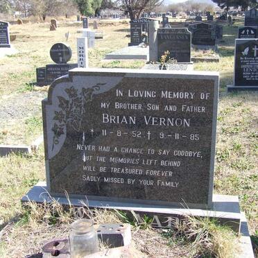 VERNON Brian 1952-1985