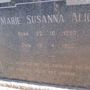 VELLEMA Marie Susanna Alice 1927-1963 :: VELLEMA Sarah Maria Zietsman 1903-1965