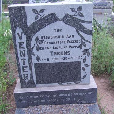 VENTER Theuns 1938-1971