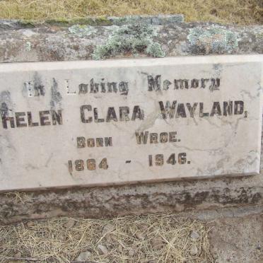 WAYLAND Helen Clare nee WROE 1864-1946