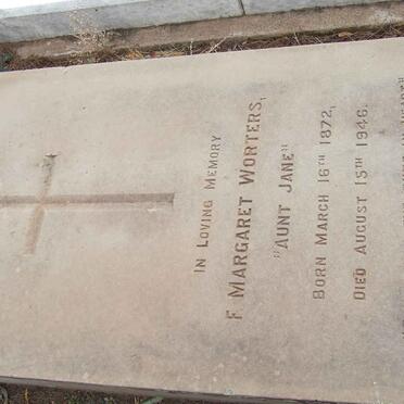 WORTERS F. Margaret 1872-1946