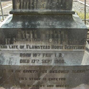 WOOLLEY Henry 1827-1900