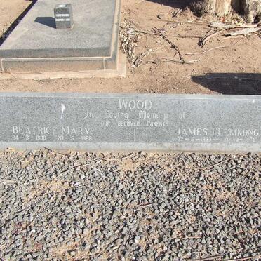 WOOD James Flemming 1890-1972 &amp; Beatrice Mary 1900-1969
