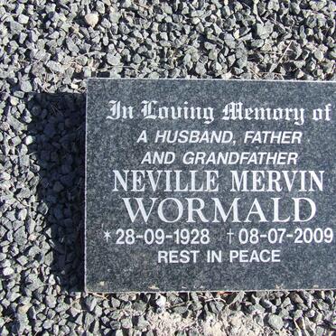 WORMALD Neville Mervin 1928-2009