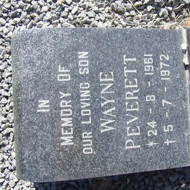 PEVERETT Wayne 1961-1972