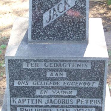 WYK Jacobus Petrus Philippus, van 1896-1941