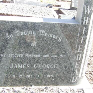 WHITEHEAD James George 1919-1971