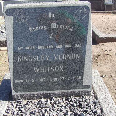 WHITSON Kingsley Vernon 1907-1969