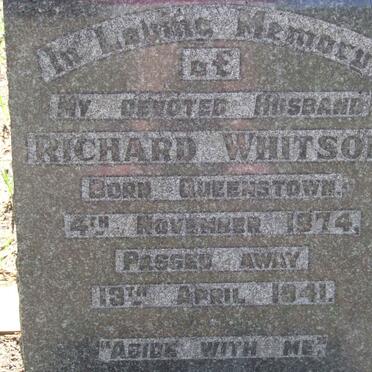 WHITSON Richard 1874-1941