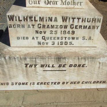WITTHUHN Wilhelmina 1849-1905