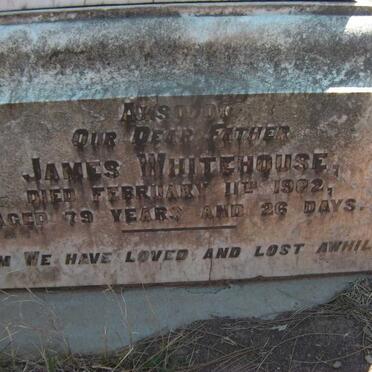 WHITEHOUSE James -1902 :: WHITEHOUSE Annie Matilda -1874 