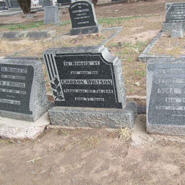 WHITSON Gordon -1945 :: WHITSON W.J. -1954 &amp; Ethel Frances Nora SCOTT -1967