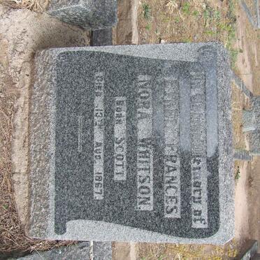 WHITSON Ethel Frances Nora nee SCOTT -1967