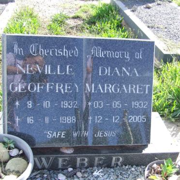 WEBER Neville Geoffrey 1932-1988 &amp; Diana Margaret 1932-2005