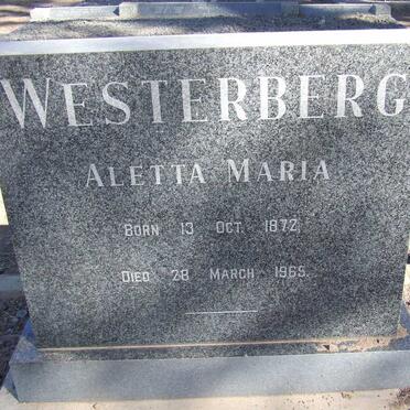 WESTERBERG Aletta Maria 1872-1965