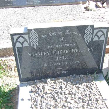 WEAKLEY Stanley Edgar 1909-1970