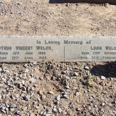 WELCH Arthur Vincent 1880-1954 &amp; Louie 1875-1956